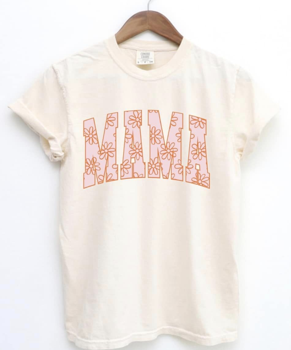 Floral Pink/Orange Mama