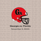 Ga vs FL Biggest Rivalry Helmets