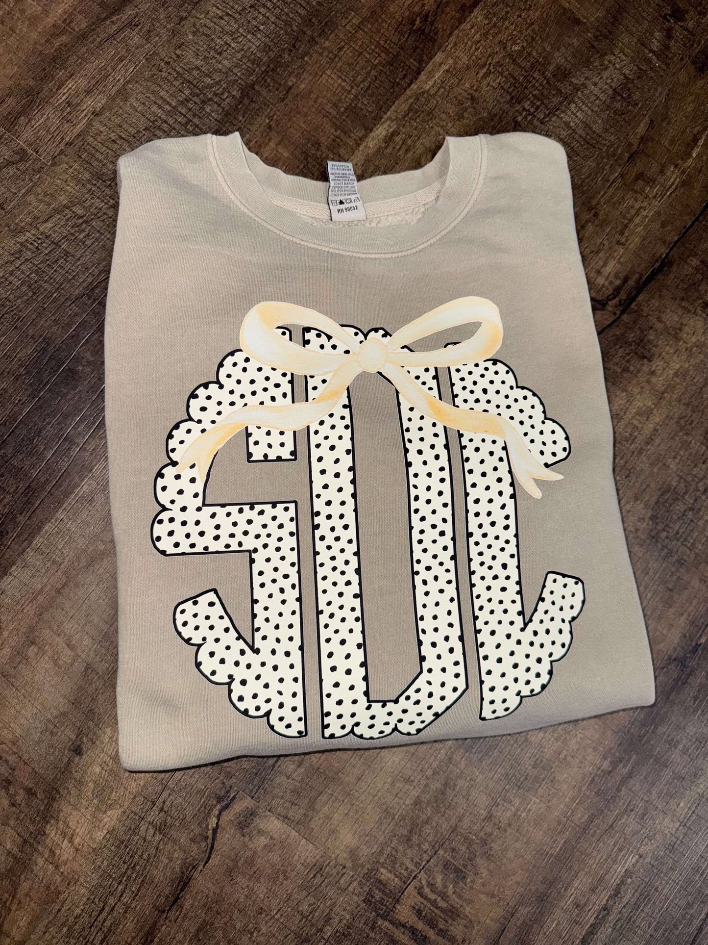 Polka Dot Monogram