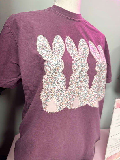 Floral 3 Bunnies