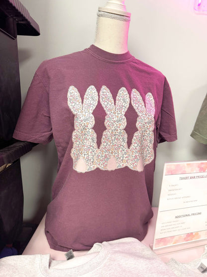 Floral 3 Bunnies