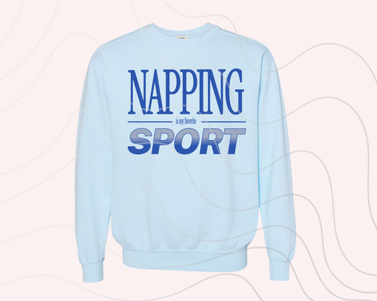 Napping Is A Sport Blue