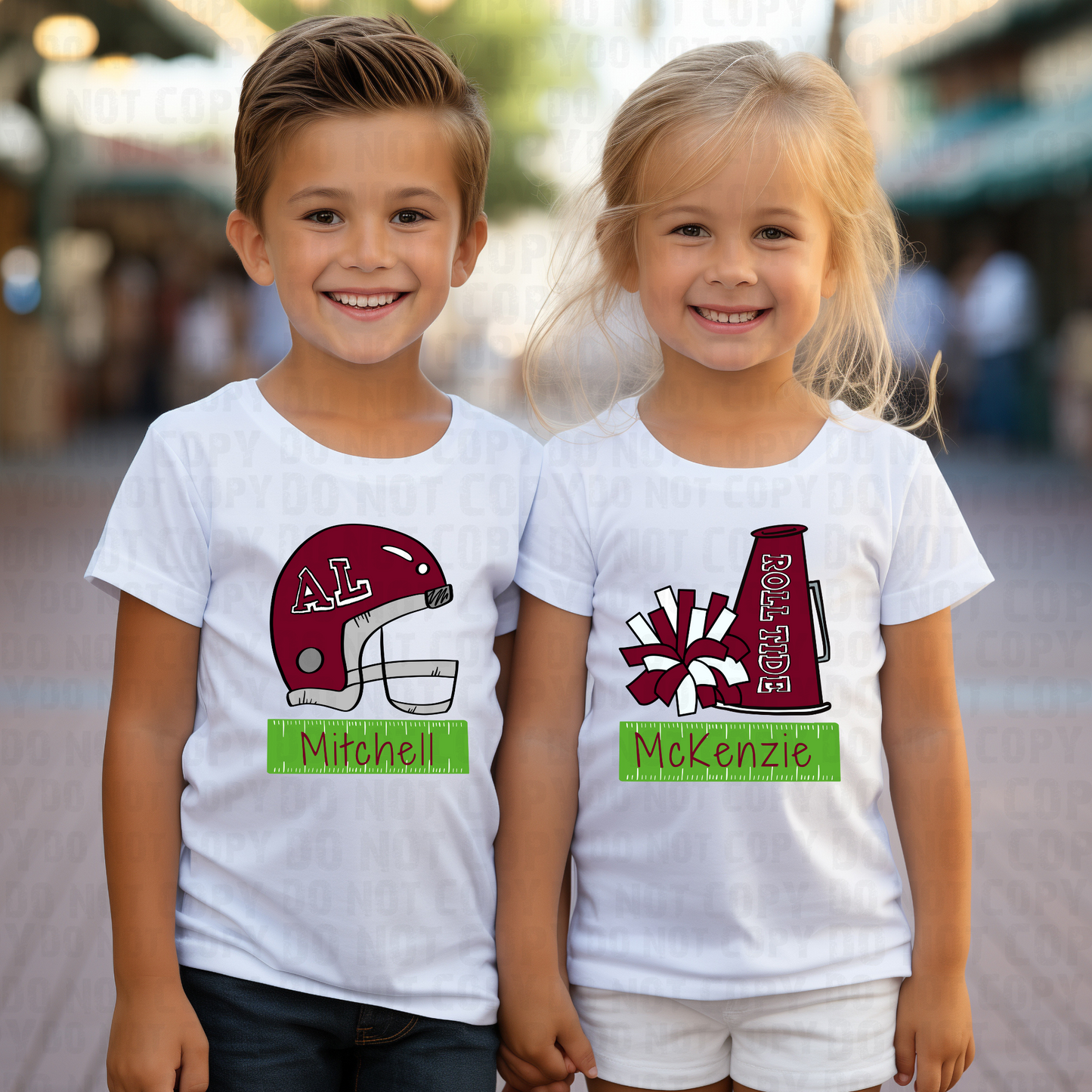 Customizable Cheer & Football - Alabama