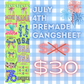 July 4th Premade Gangsheet