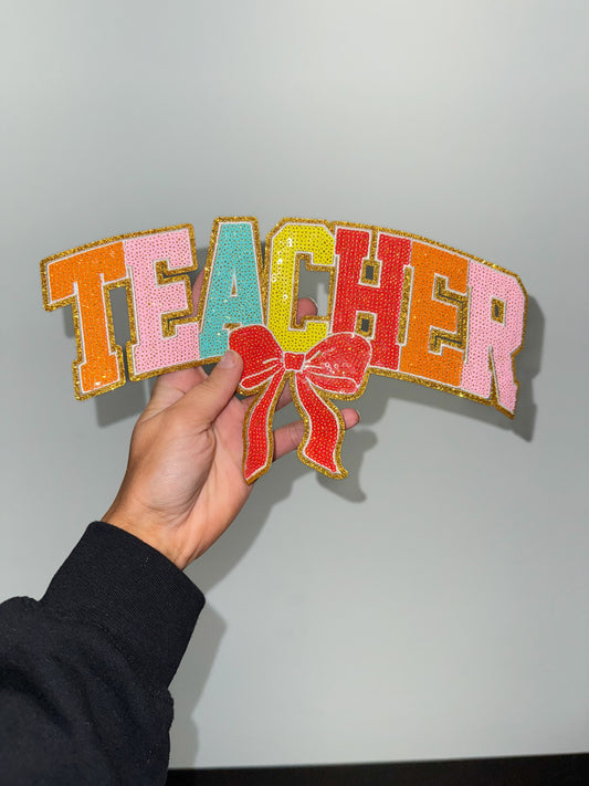 Teacher- Sequin Patch