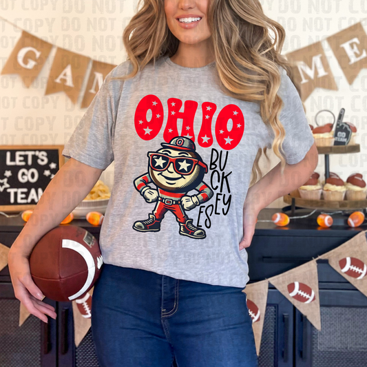 Doodle Mascot - OH State Buckeyes