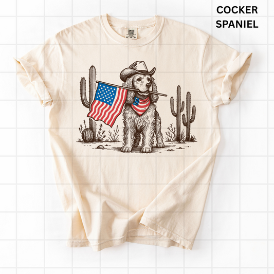 Patriotic Cocker Spaniel