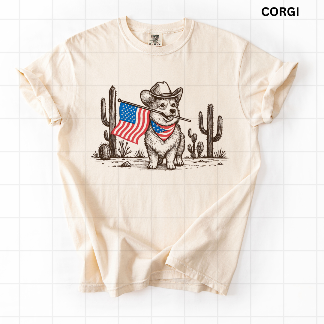 Patriotic Corgi