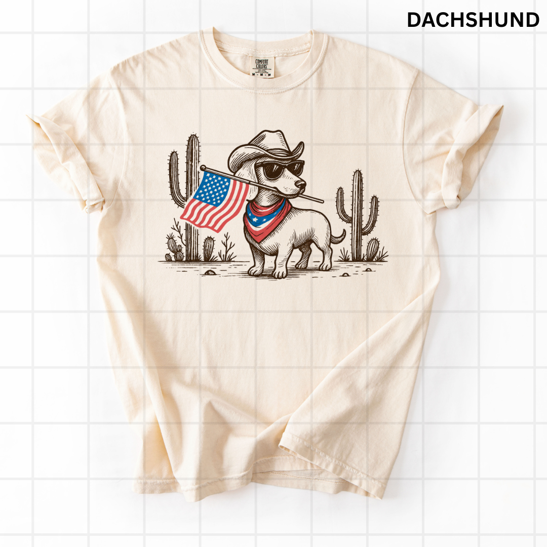 Patriotic Dachshund