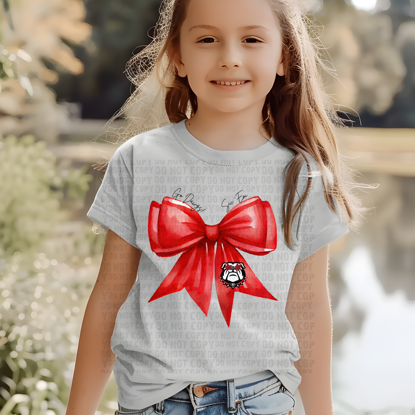 Red Uga Bow