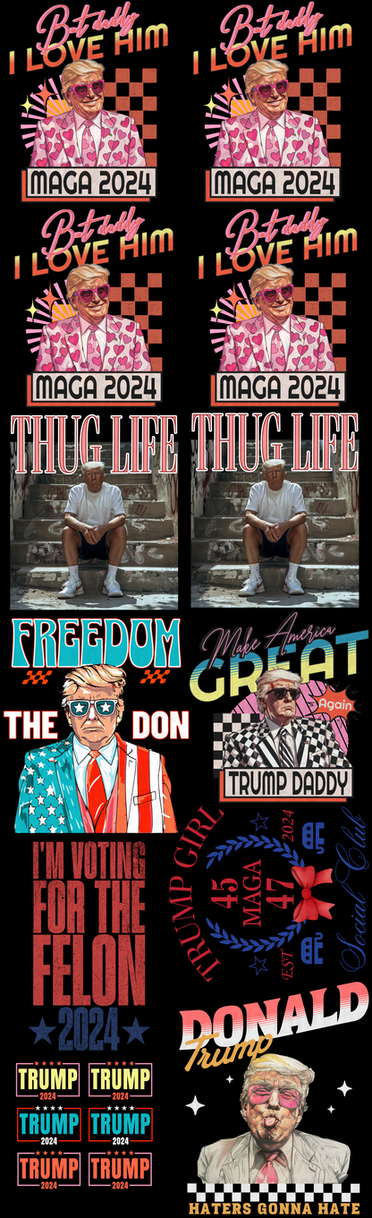 T R U M P Premade Gangsheet