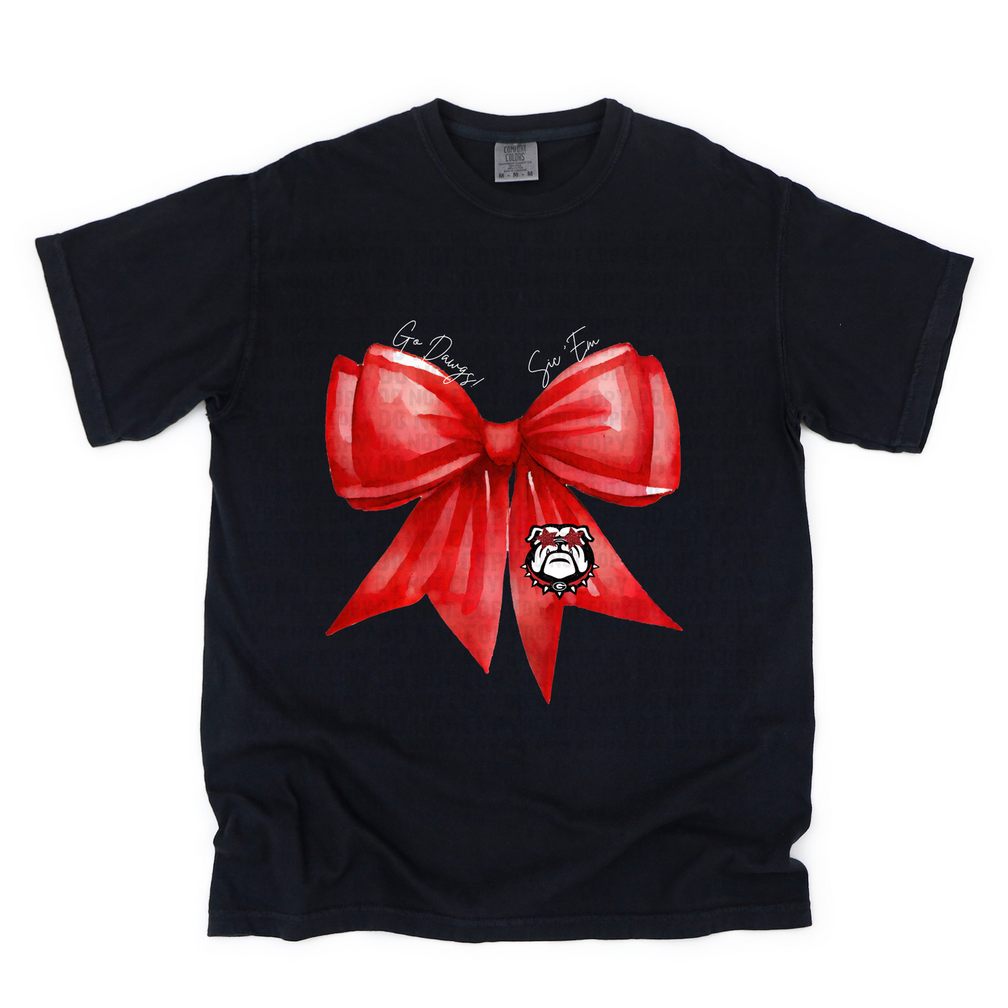 Red Uga Bow