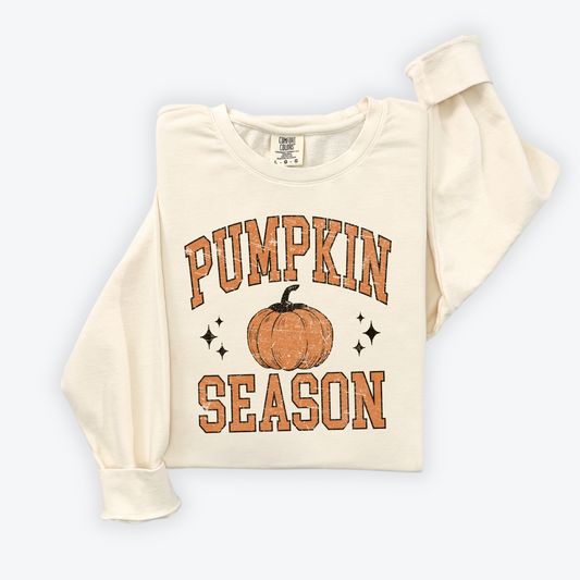 Pumpkin Season Distressed Orange