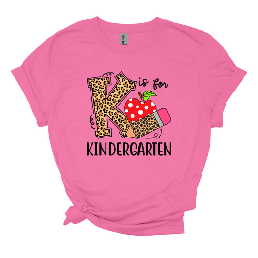 K is for Kindergarten