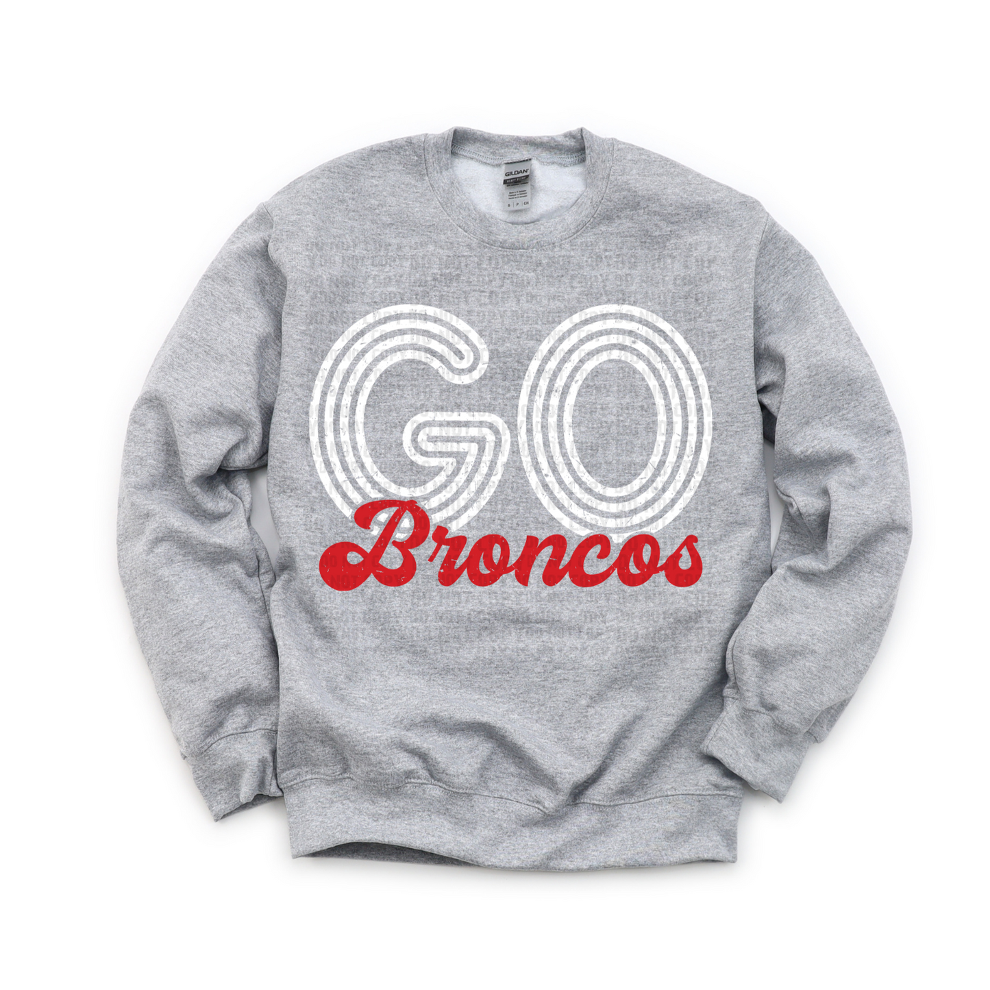 Go Broncos Retro Typeface