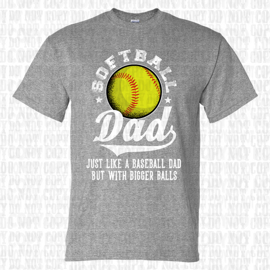 Softball Dad with bigger balls