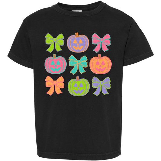 Colorful JackOLanterns & Bows