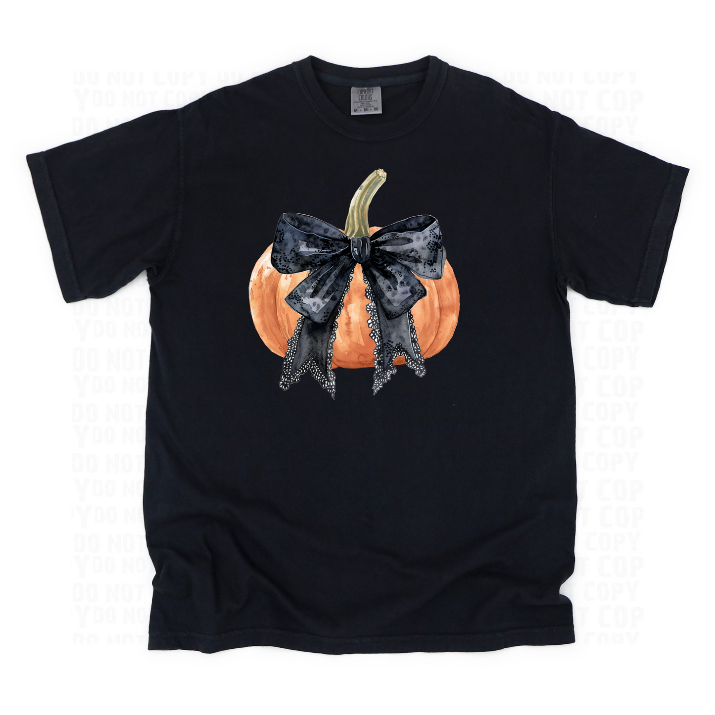 Pumpkin Black Bow