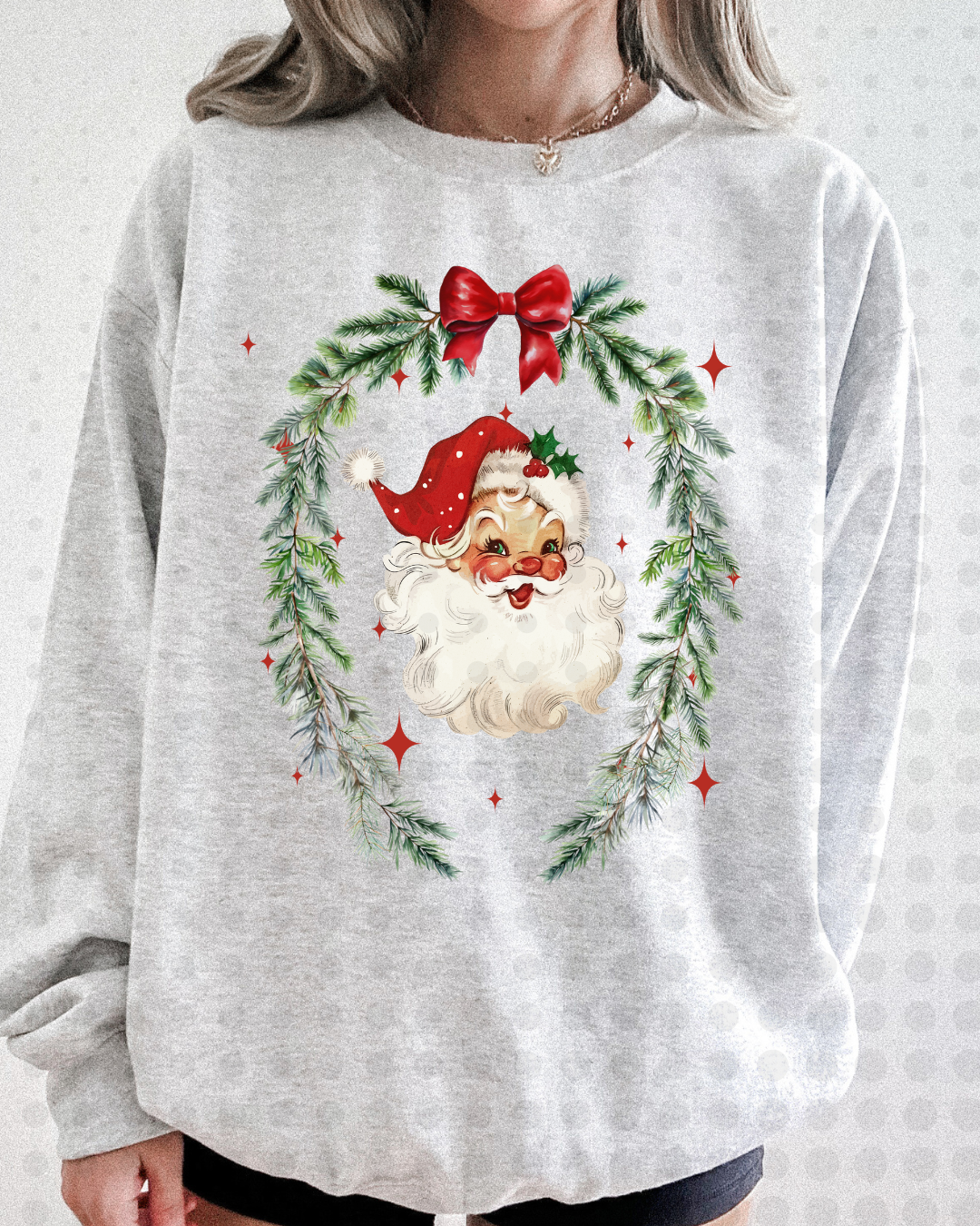 Christmas Santa Wreath