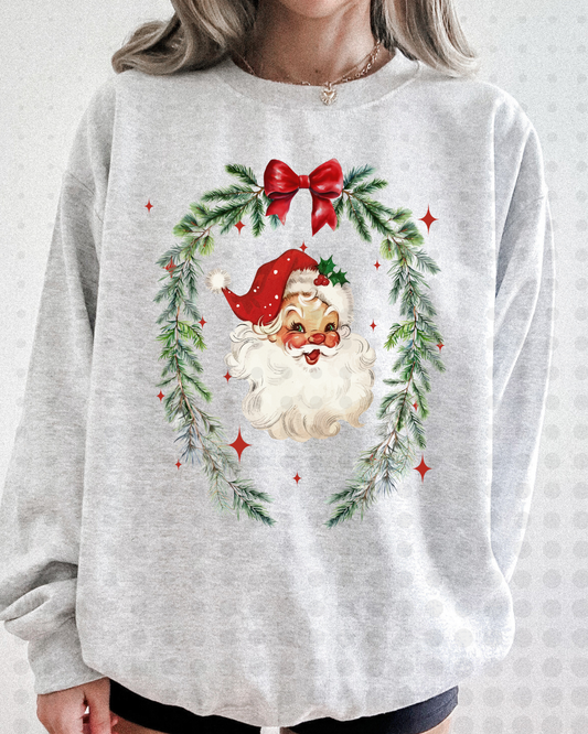 Christmas Santa Wreath