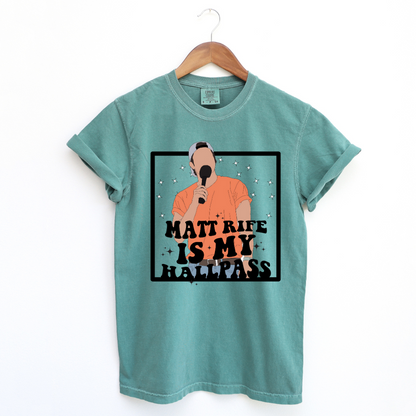 Matt Rife Hall pass photo
