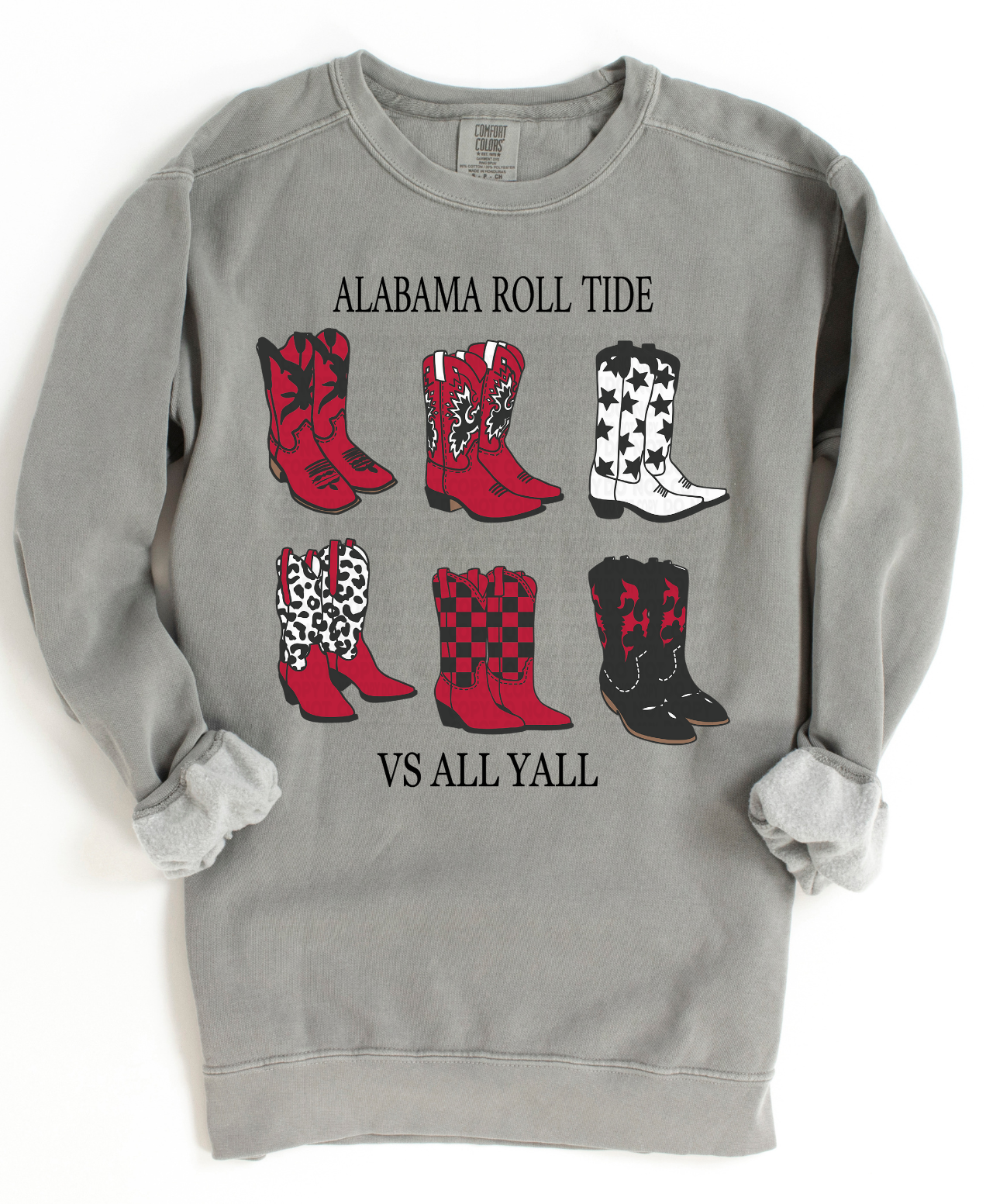 ALABAMA VS ALL YALL COWBOY BOOTS