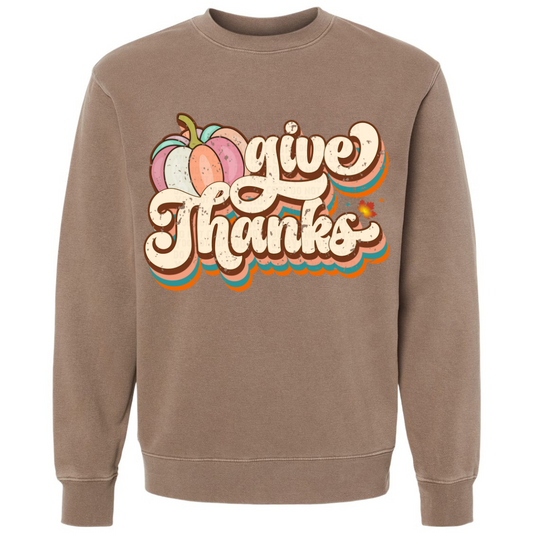 Give Thanks distressed pastel