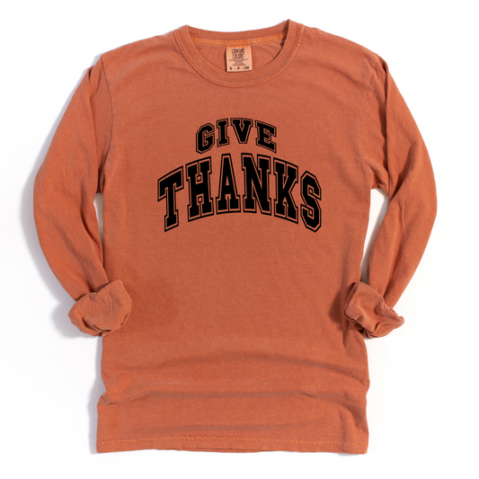 Give Thanks Bold Black
