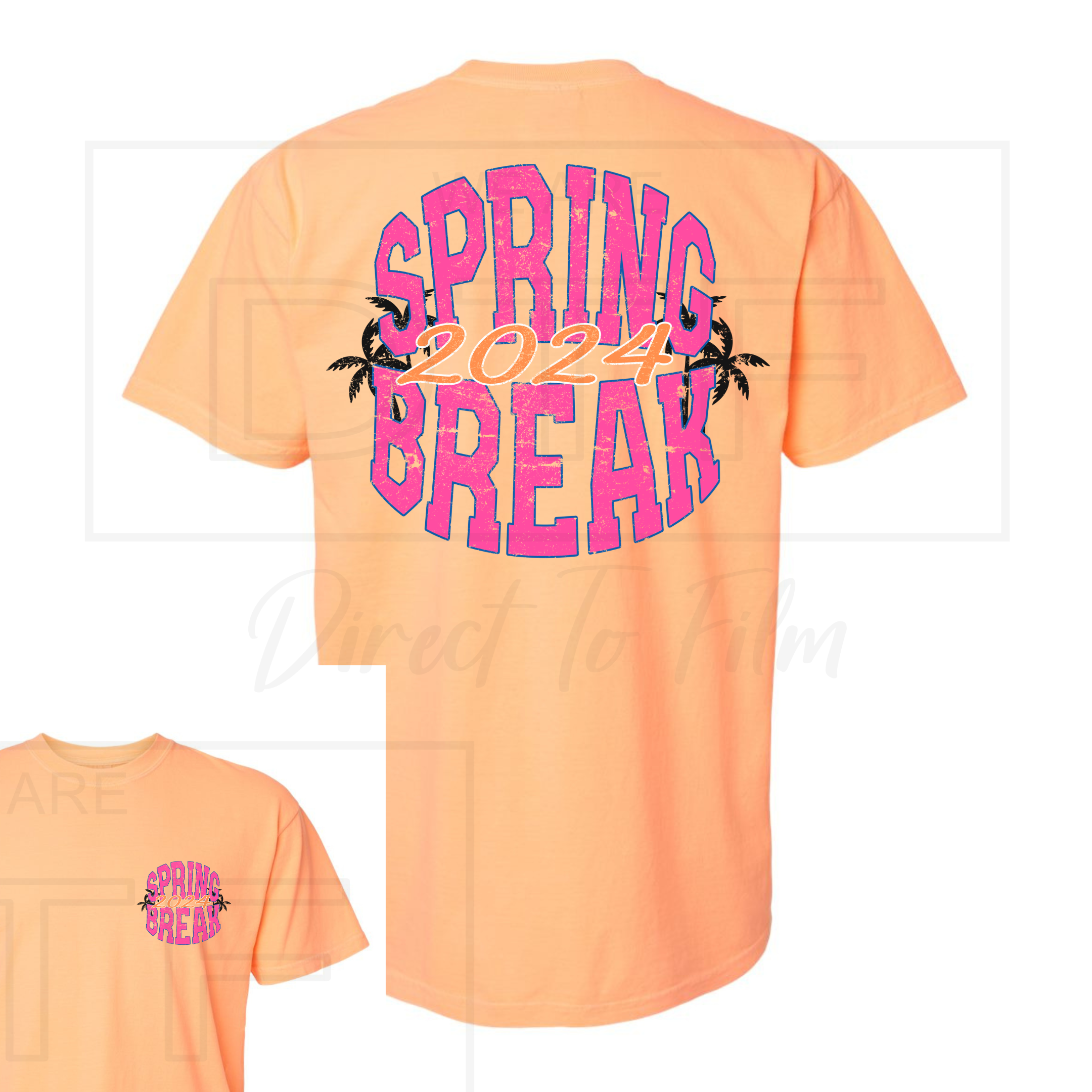 Spring Break- Pink – We Are DTF Transfers