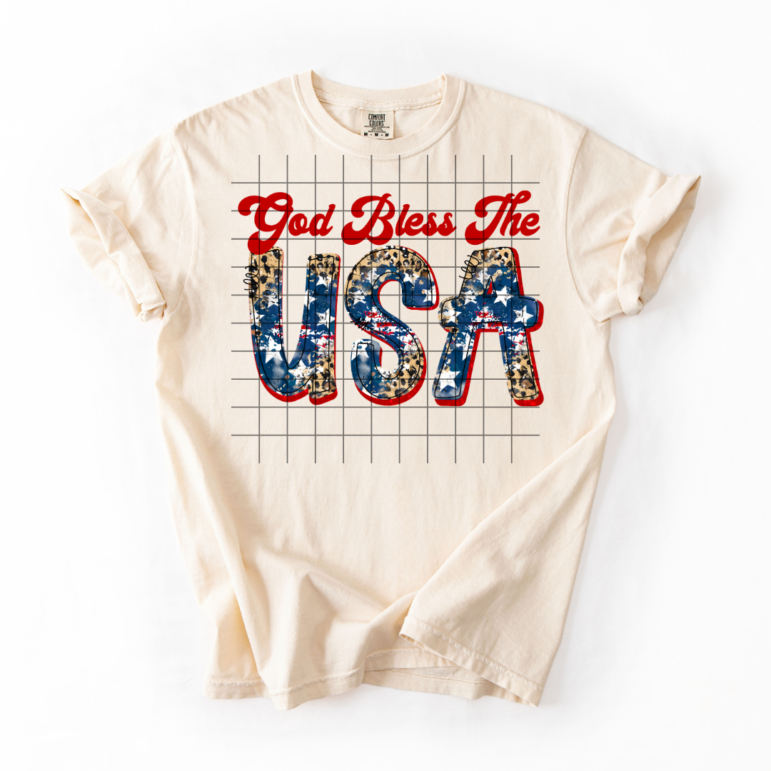 God Bless the USA leopard