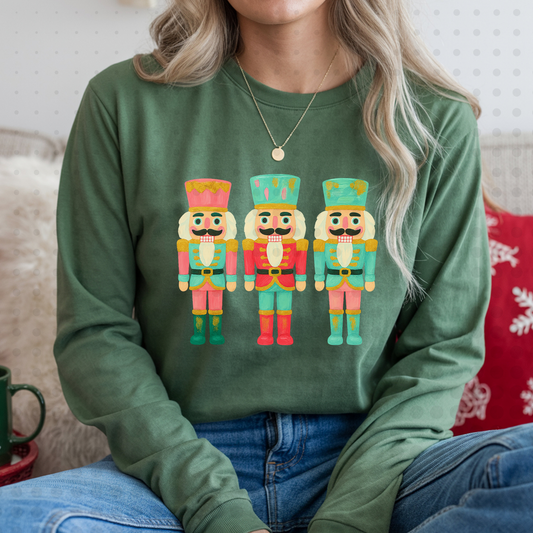 Faux Painted Nutcrackers