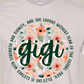 Proverbs 31 Woman Green Floral