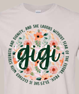 Proverbs 31 Woman Green Floral