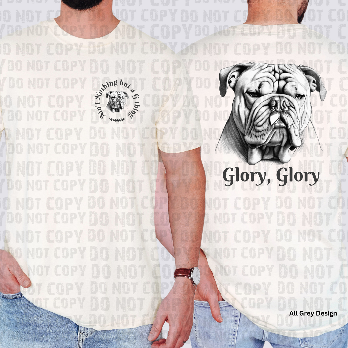 Glory, Glory Bulldog Sketch