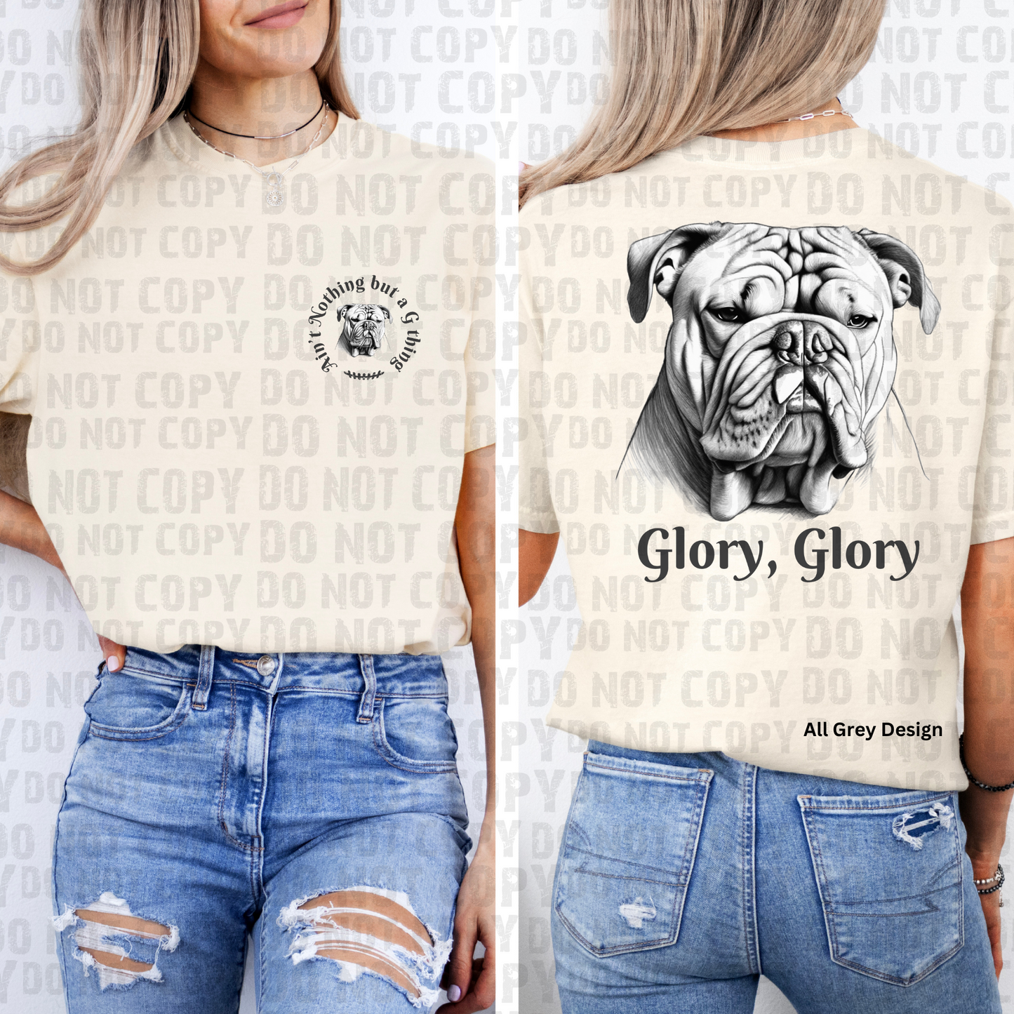 Glory, Glory Bulldog Sketch