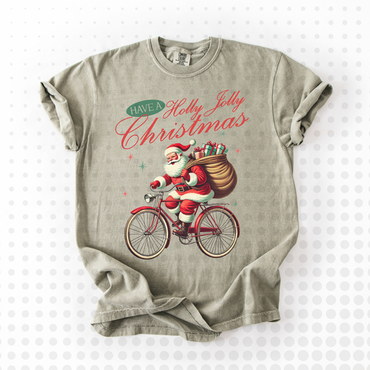 Holly Jolly Bicycle Santa