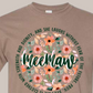 Proverbs 31 Woman Green Floral