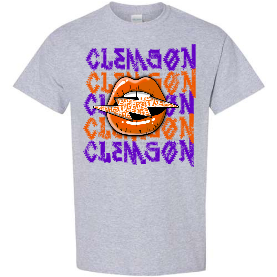 Clemson Rock Lips