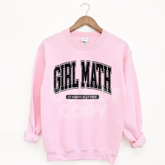 Girl Math - Black