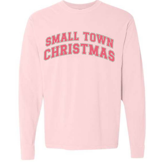 Small Town Christmas - Arched Pink