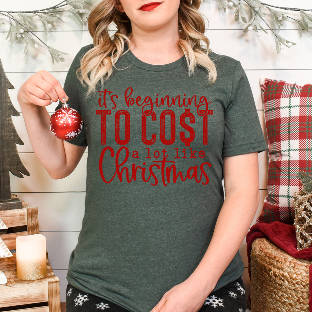 Cost a lot like Christmas (3 color options)