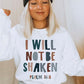 I will not be shaken