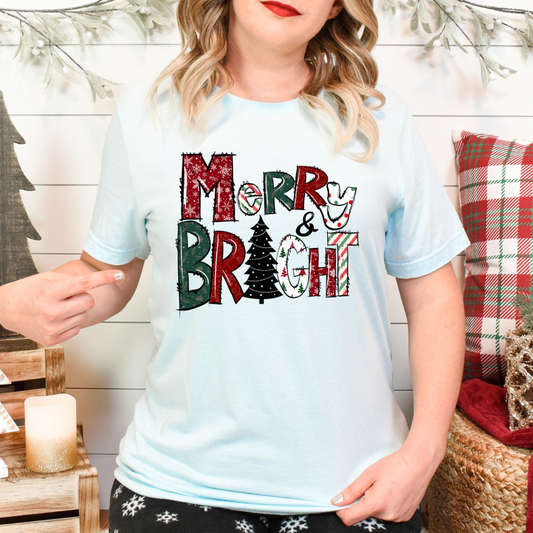 Merry & Bright (Red Green Black)