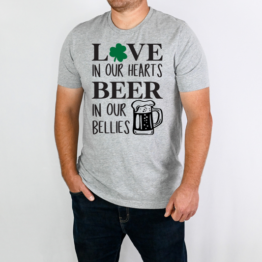 Love in our hearts, Beer in our bellies
