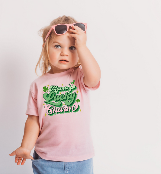 Mama's Lucky Charm (pink & green)