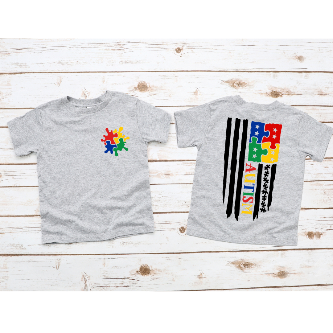 Autism Flag (w/ matching pocket option)