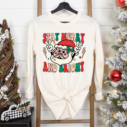 Stay Merry & Bright Rockin Santa