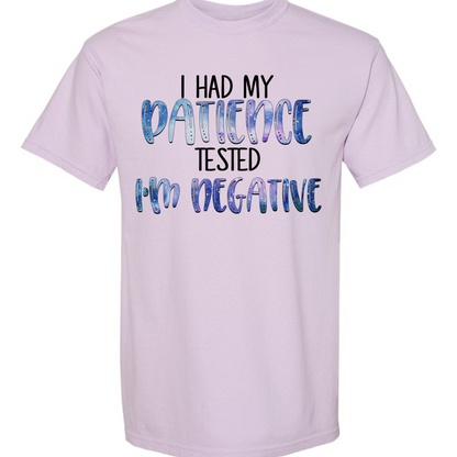 Negative Patience - Galaxy Design