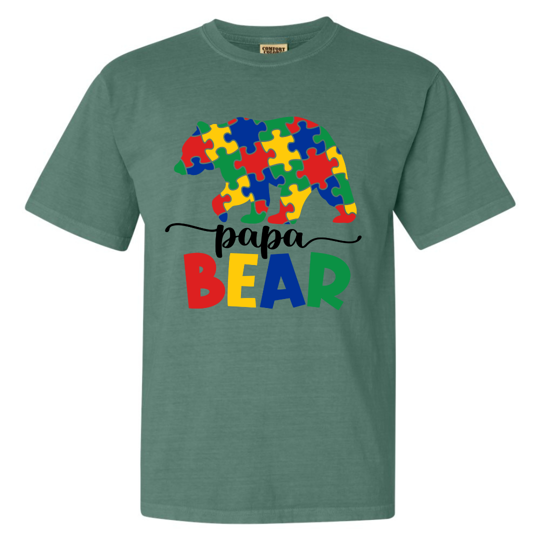 Autism Awareness Bear - (Mama & Papa options)