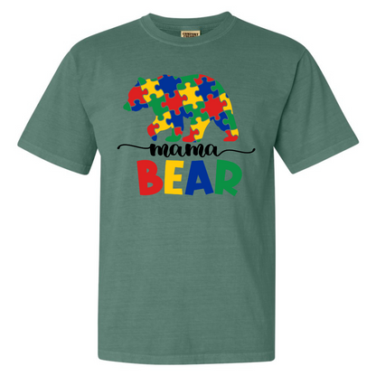 Autism Awareness Bear - (Mama & Papa options)